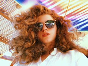 Lydia Maria Makrides Instagram - Meet my muse - “Nereidi” the hotel umbrella 🍭