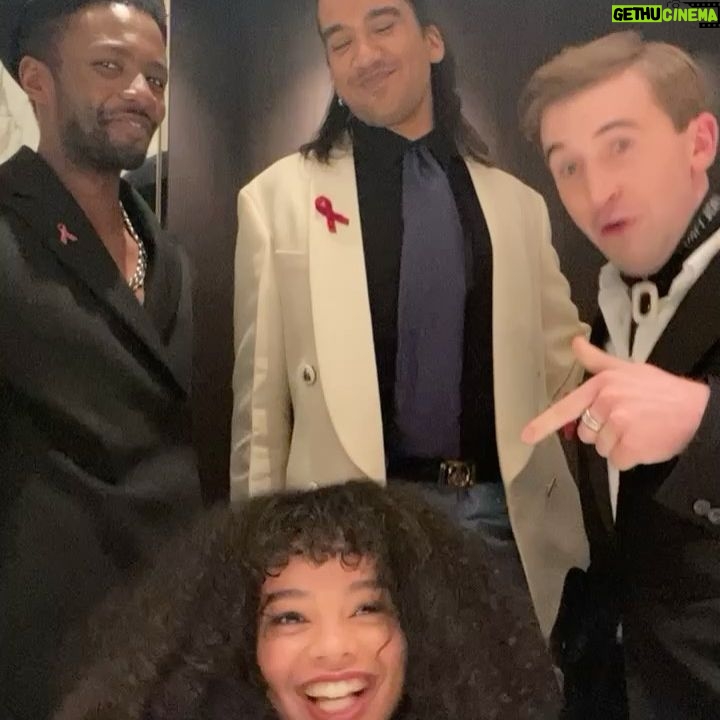 Lydia West - 22.6K Likes - SUNDAY, Sunday Sunday!!! Thank you Elton and David for inviting us to this years amazing @ejaf Oscars foundation party @davidfurnish @eltonjohn and for the amazing work you continue to do in raising awareness to those living with HIV/AIDS. ❤️❤️