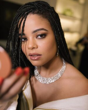 Lydia West Instagram - Thank you @armanibeauty @bazaaruk ❤️🥰❤️❤️