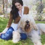 Lydia Hearst Instagram - Otterhounds are more of a way of life for us than just having a dog 🙌🏻✨❤️ @townandcountrymag 🔗link in bio @sarahkrickphotography @rachelgoodwinmakeup @marktownsend1 @josephcassell1 @alignpr