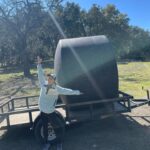 Lydia Hearst Instagram - Just a typical couple days out on the ranch. Oh yeah, did I mention that we bought and moved to a ranch? 🤠 Life’s journey can sometimes take you on unexpected paths. It’s important to embrace the unknown, welcome the change, and enjoy the adventure of it all. Don’t worry Hollywood, you’re not getting rid of us that easily🤪 - we are still living and working there too (got some exciting announcements and projects coming out soon… but more on that later)!! Right now, I’m planting 100 apple trees, 20 blackberry bushes, 30 blueberry bushes, and am working the land by hand to clear the brush and make room for new growth. In life as on the ranch, you reap what you sow ❤️✨🙌🏻