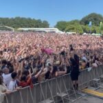 Lydia Night Instagram – yesterday was the coolest day ever. thank you for not dropping me lolla 💚😭💙