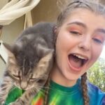 Lyliana Wray Instagram - Flyaways and a random cat