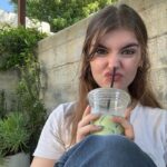 Lyliana Wray Instagram - Help me settle this debate - true crime? Or matcha? Personally I’m a true crime girlie all the way… (but I do love matcha)
