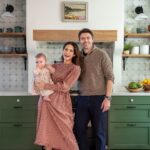 Lyndsy Fonseca Instagram - A year filled with lots of “new”. New stove, shelves, wiring, plumbing……and a new PERSON. What a journey this has been. Blog post up over at @shelfology who made it particularly beautiful.