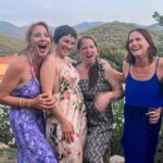 Lynn Collins Instagram - And then there was the south of #france ♥️💙🤍 Old friends gathered to attend Sue and Ollie’s wedding 💕 These two have been through so much, and it was such a honor to witness their commitment being recognized and celebrated in this most gorgeous, magical setting 🤍 🌿💕🌿