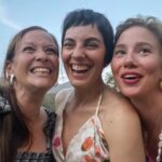 Lynn Collins Instagram - And then there was the south of #france ♥️💙🤍 Old friends gathered to attend Sue and Ollie’s wedding 💕 These two have been through so much, and it was such a honor to witness their commitment being recognized and celebrated in this most gorgeous, magical setting 🤍 🌿💕🌿