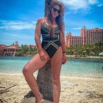 Lynn Collins Instagram - Thank you @biliblond for the gorgeous #swimsuit AND thank you @atlantisbahamas for a most magical holiday experience 🌴🩵🌴 #bahamas #atlantis #swimwear #ocean #resort #resortwear #vacation #summersolstice #summer #summervibes