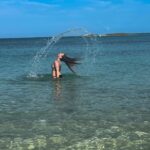 Lynn Collins Instagram - 🧜🏻‍♀️ #bahamas #islands #ocean #laplage #mermaid #vacation #merpeople #splash Thank you @bluffhousebeachresort 🩵🌴