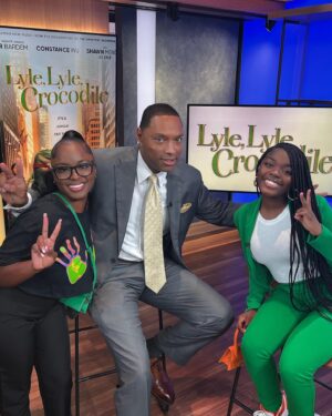 Lyric Hurd Instagram - Thanks for having me @fox5dc !  @wisdommartintveee is always so much fun!

Catch me in #LyleLyleCrocodile !  In theaters TOMORROW!!! 🐊💚🧡