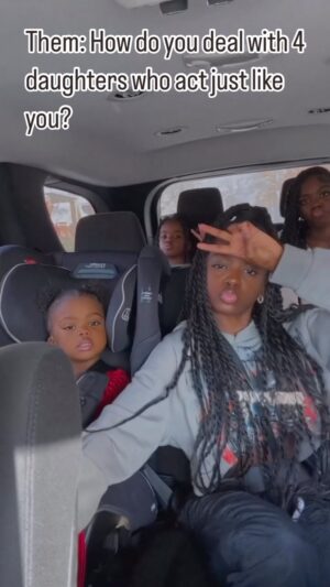 Lyric Hurd Instagram - When you have four girls who act just like you, “me time” is crucial. I love my girls, but every now and then, I take the opportunity to drop them and their dad off so I can have some time to myself. 🤣❤️