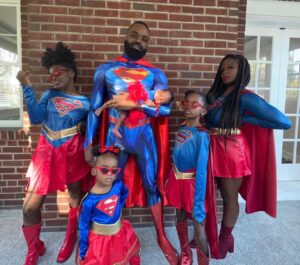 Lyric Hurd Instagram - Super Fam! ❤️💙 

#hurdgirls #halloween2021 #halloween