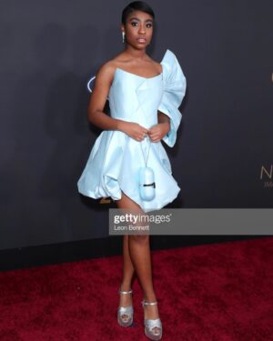 Lyric Ross Instagram - Thank you @naacpimageawards for the beautiful weekend !

Stylist: @mrenriquemelendez
Seamstress: @auntfunkyscloset
Makeup: @tiadantzler
Hair: @hairjunkierandy 
Designer: @gauravguptaofficial 
Jewelry: @atelierswarovski 
Bag: @marzook_official
Shoes: @ysl