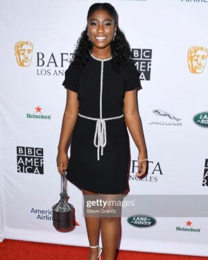 Lyric Ross Instagram - Had a great time at BAFTA Tea party .