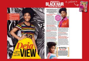 Lyric Ross Instagram - @sophisticatesblackhairstyles THANK YOU for this beautiful article I love it💛💛! I wasn’t always confident when it came to my hair, but over the last year I’ve learned to love & embrace my kinks and coils. So Again, thank you for celebrating our hair💗 #newsstands #barnesandnoble