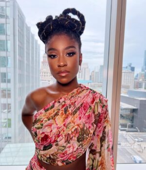 Lyric Ross Instagram - Yesterday @tiff_net for the Premiere of Wendell & Wild!

Makeup: @makeupbyhendra 
Hair: @janetjacksonhairstylist 
Stylist: @mrenriquemelendez 
Seamstress: @auntfunkyscloset 
Nail Art: @studiomluxe