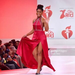 Lyric Ross Instagram - Thank you #AHA for such a great #reddresscollection. So many inspiring women there♥️ .  People please @GoRedforWomen ! Cardiovascular disease claims more lives of black women in their 20’s than all forms of cancer combined.  We have to act on this now!
@flyingtv 
#ftvevents