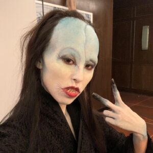 Lyrica Okano Instagram - It took about 5 hours to put this baby on and another hour to take it off, but it was all worth it! Oh! Btw this might be a bit of a spoiler, so if you haven’t seen the 3rd season of #marvelsrunaways yet... swipe with caution 😬 #hulu #yōkainico