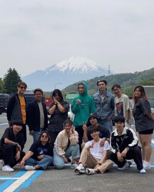 MAME Instagram - Mt.Fuji with everyone ❤️🌥️❤️