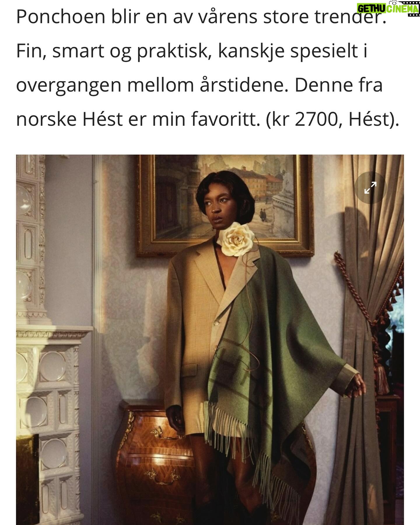 Märtha Louise Instagram - @kkmagazine har akkurat utkåret Hést sin poncho til sin favoritt. Sååå stas. Tusen takk!! #klær #clothes #brands #fashion #fashionbrand #entrepreneurlife #entrepreneur #entrepreneurship #womenlead #womenleaders #womenfounders