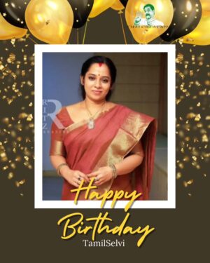 MV. Tamil Selvi Instagram - Happy Birthday @tamil._.selvi 🎈🎈🥳🥳 
Wishes from the team of @thaicreations.2023 & #neenaankaadhal
#neenaankaadhal #vijaytelevision #vijaytv #tamilserial #tamiltellywood #tamilserials #tamilserialexpress #tamilserial #tamilserialexpress
