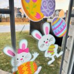 Maïka Desnoyers Instagram - Hello Pâques dans mes fenêtres 🩷 🐇