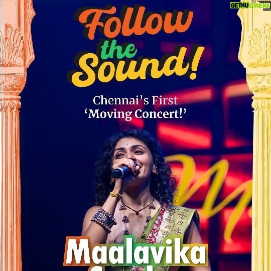 Maalavika Sundar Instagram - 🔊We’re excited to reveal Powerhouse Performer @sundarmaalavika is gearing up to rock the stage for The Madras Commune’s "Follow The Sound" - Chennai’s first-ever moving Concert. 🎉 🌟 Get Ready to witness the magic! 🎶 🎫TICKET LINK IN BIO 🎫 Radio Partner: @fever91.9fmchennai Media Partner: @rednoolofficial @rednooltamil #FollowTheSound #maalavikasundar #TheMadrasCommune #concertsinmay #chennaiconcerts #movingconcert #musicexperience #livemusic #ticketalert #summerconcert #powerperformaces #TripleMusicFun #ThreeTimesTheFun #getready