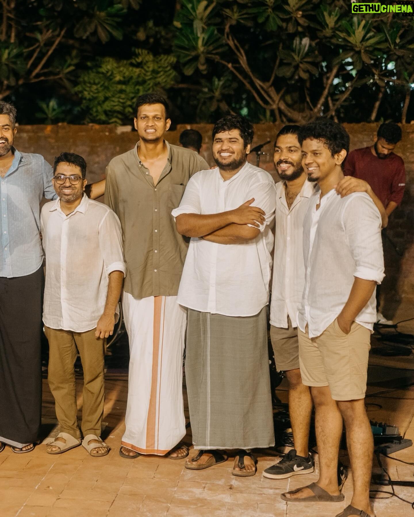 Maalavika Sundar Instagram - And that’s how following the sound led us to a night filled with magic at The Madras Commune’s Follow The Sound - Chennai's first moving concert 🎶 We closed our eyes, opened our ears, and chased the melodies, it blew us away!! Thank you to everyone who joined us for a night where the music moved us, the energy connected us, and the independent songs soared. Photos by @vigneshkrishnan.12 | @akilesh.chelvan #FollowTheSound #TheMadrasCommune #IndependentMusic #othasevuru #Vijaynarain #maalavikasundar #chennaiconcerts #movingconcert #summerconcert #powerperformaces #TripleMusicFun #ThreeTimesTheFun