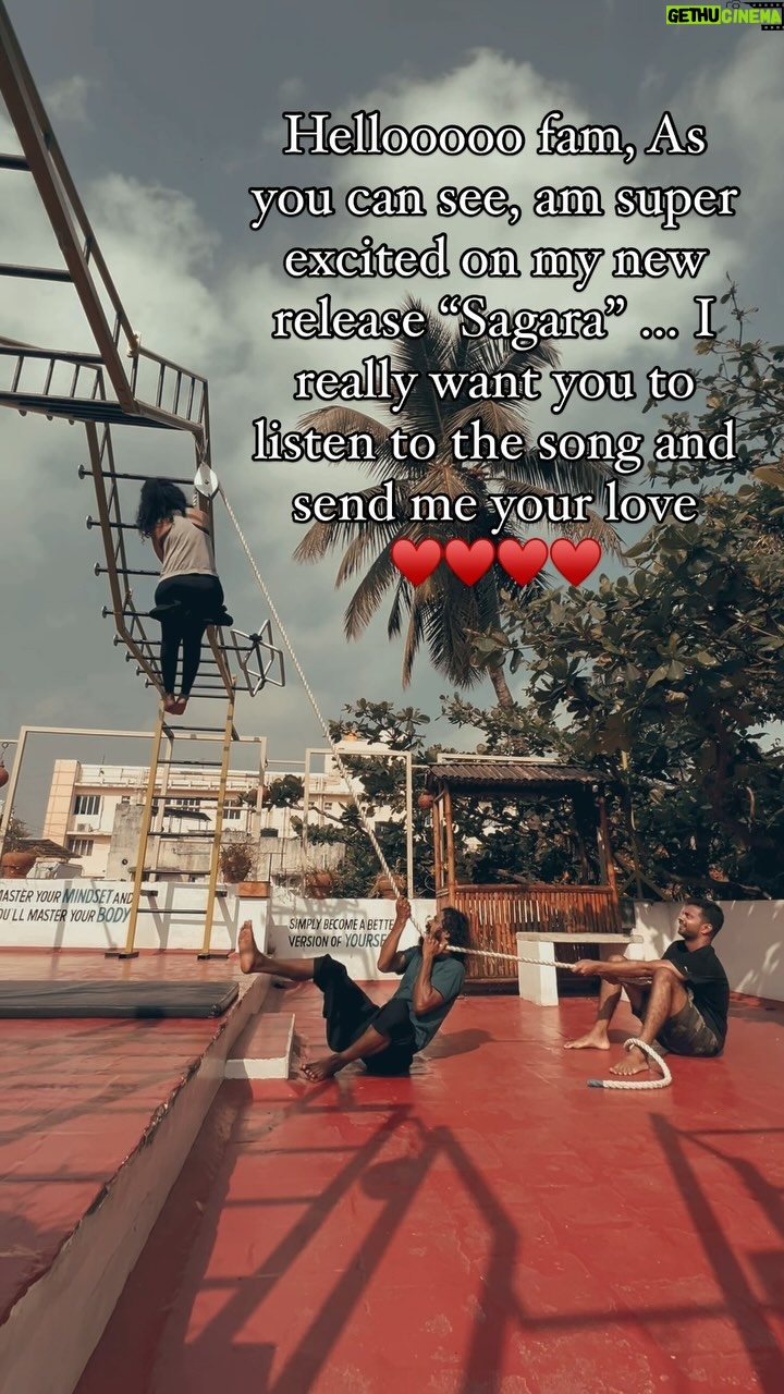 Maalavika Sundar Instagram - Hello hello helloooo my dearest Fam, hope you’re doing well♥️ My new song “Sagara” has released and I am really happy that’s it out on all platforms. That’s the reason for my monkey behaviour as well :)))))) Please do listen and vibeeyyyyyyy 🧚🏼♀️🧚🏼♀️🧚🏼♀️ Loud and clear - SAGARA IS OUTTTTTTTTT Link in Bio My love to the incredibly talented @rajpandit17 who has done a kick ass music production ♥️♥️♥️ Much love to @ajinkyadhapare for the fantastic mix Love to my fam, my support system @fit_o_crazy @evolving_lifee @vinothkishan ♥️♥️ #maalavikasundar #sagara #original #listennow #onlylove