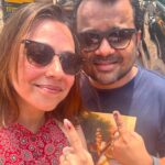 Maanvi Gagroo Instagram - Voted for humanity, for scientific temper. Voted for education, for jobs. Voted for women safety, for accountability. It’s cool to vote, it’s cool to care, it’s cool to be responsible. Go vote!! #votemumbai Jai Hind, jai democracy! 🇮🇳🇮🇳 Huge shoutout to @mumbaipolice , polling booth staff & all the volunteers sticking it out in the heat to make the entire process smooth & wrinkle free for us. Respect 🫡 #election2024 #everyvotecounts #itsaprivilege