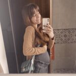 Macarena Miguel Instagram - Panza creciendo por acá 🤰🏻