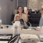 Macarena Miguel Instagram - Visitas bonitas en el set 🥹