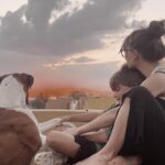 Macarena Miguel Instagram - Los atardeceres con él son mejores 🧡