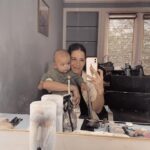 Macarena Miguel Instagram - Visitas bonitas en el set 🥹