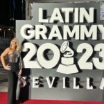Macarena Tondreau Instagram - Otra noche llena de emociones!! @latingrammys 2023 de alto impacto!! Hasta aparecimos en la transmisión 😋😋 Gracias, gracias, gracias!!!! 👗 @vestidosunique #latingrammy2023 #latingrammys #latingrammy2023sevilla