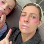 Macarena Tondreau Instagram - Día mamá e hija…..no puedo estar tanto tiempo tranquila y seria!!! Por suerte la Celeste me tiene paciencia y me sigue en todas 😍😂 Y a la #morita no hubo caso que le pusiéramos una mascarilla😂😂😂😂 #madreehija