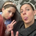 Macarena Tondreau Instagram - Día mamá e hija…..no puedo estar tanto tiempo tranquila y seria!!! Por suerte la Celeste me tiene paciencia y me sigue en todas 😍😂 Y a la #morita no hubo caso que le pusiéramos una mascarilla😂😂😂😂 #madreehija