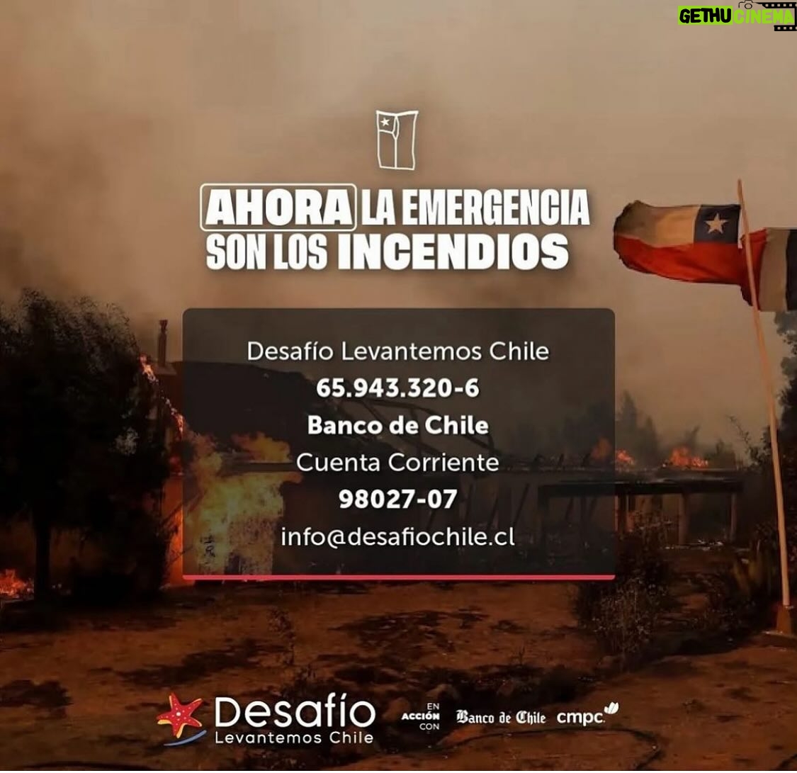 Macarena Tondreau Instagram - Viña del Mar no está sola. Todos podemos ayudar. Cuando Chile se une, somos capaces de todo. @desafiochile