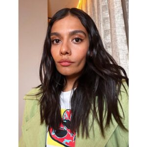 Madeleine Madden Instagram - Feeling the power of the Green Aes Sedai for Day 1 of @thewheeloftime Season 2 Press Junket ✨

Thank you to my glorious glam team 
@bradmullinshair 
@sarahtammer

Styled by myself wearing @camillaandmarc