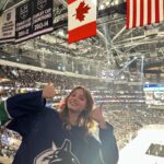 Madeleine Arthur Instagram - we'll get them next time! hehe still a win for me tho - have always wanted to go to a canucks vs kings game ✅ thanks for having me @canucks 👍👍
