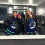 Madeleine Arthur Instagram - we'll get them next time! hehe still a win for me tho - have always wanted to go to a canucks vs kings game ✅ thanks for having me @canucks 👍👍