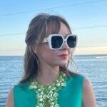 Madeleine Arthur Instagram - @miumiu summer club was dreamy 🏄‍♀️ 🌊🍦⁣ ⁣ ⁣ #MiuMiuClub ⁣ ⁣