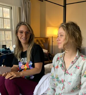 Madeleine Arthur Instagram - Aimee ❤️ is now one of this universe's brightest shining stars. She was so vibrant in sharing her life's journey online, through the entire spectrum of its moments, so I want to take a moment to celebrate her.⁣
⁣
Aimee was one of my best friends and was one of the most purely magnetic, magnificent and majestic human's on this planet. I am forever going to be grateful that I had the chance to live in her orbit. From saving me from my triangle haircut at sixteen, to prom, to graduation, to special premieres across the continent she was by my side. A champion and a constant source of light, consistently daring me and all those around her to chase their dreams and live fully and presently their best lives. She wasn't just there for the big moments but the small and equally important in between. Always around for a phone call or text, readily available to talk about anything. From hair styles, to boys, to taking up new hobbies to any and everything. I loved her advice. She really gave the best. Like a big sister, much wiser and always moving through life with a kickass sense of humor and no nonsense attitude. Her zest for life was inspirational and her presence a gift to anyone with whom she crossed paths. I think I'll remember her wickedly great laugh the most and the way her hazel eyes sparkled in the soft afternoon light one of the last times I saw her. I'll also never stop playing her playlists. Her taste was unmatched. Anytime I do my hair, I'll probably go Aimee would have notes haha (I'm not very good at hair lol). Aimee, I could write a novella about you; probably even a novel. No words will ever suffice to sum up the stunning woman you were. ⁣
⁣
We'll all make sure your beautiful baby Reese is showered with love and tales of her compassionate, hilarious, talented, kind, hard working and all around electric and magical mama. ⁣
⁣
My heart is with Elliot, your whole family and all of your friends. I love you Aimee and always will. ❤️⁣