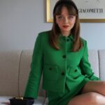 Madeleine Arthur Instagram - a 60's moment @dior @diorbeauty ⁣ ⁣ #dareingrisdior