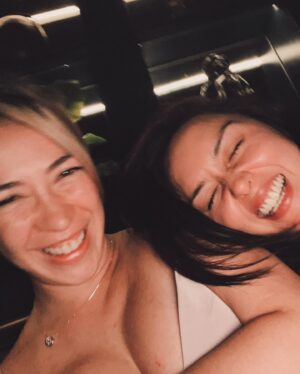 Madeleine Humphries Instagram - Cheers to more fun memories and celebrating life together 🤍 you @beauty_gonzalez 🍸🍸#badgirlsforlife 👯‍♀️