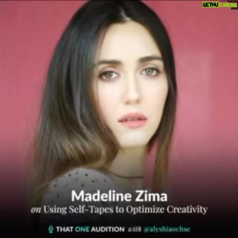 Madeline Zima - 3.4K Likes - I had such a fun chat with the talented and beautiful @alyshiaochse who has a wonderful podcast about the audition process thank you Alyshia for the conversation🫶🏼