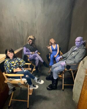 Madeline Zima Instagram - Episode 404 @dcdoompatrol Casey Patrol now streaming on @hbomax so much gratitude to @abimonterey and @alanmingojr who are brilliant and kind and could not have been more welcoming or fun to act with! Thank you to @thetomfarrell for writing Casey patrol and @directorkristin for directing huge thanks to the awesome stunt team for working with me @_natashapaul Hutch and @lindakfit  and my brilliant makeup artist @jenniferdenise_makeupartist 💜⚡️⚡️⚡️