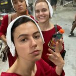 Madeline Brewer Instagram - hot little handmaids reunion ❤️ episode 7 directed by @_natalialeite_