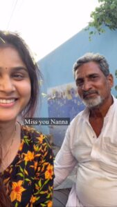 Madhu Reddy Instagram - Miss you నాన్న😢😭 #instagram #insta #father #fatherlove #fatherdaughter #fatheranddaughter #feelings #sad #sadness #missyou #nanna