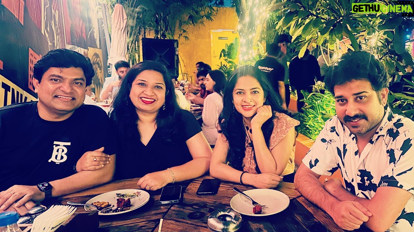 Madhumitha Instagram - Good friends, Great company never lets you realise the time passing by ❤️ #rockon #weekend #goodtimes